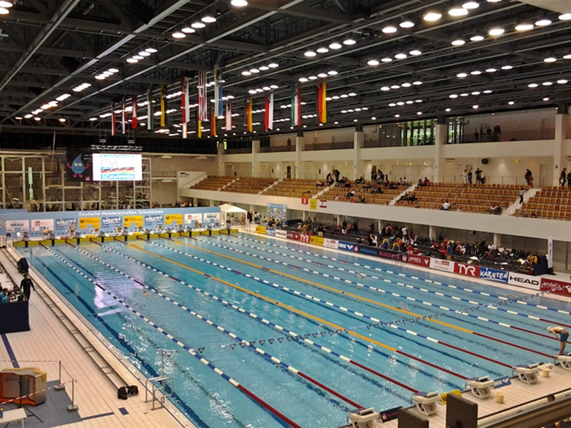 Schwimm- und Sprunghalle im Europasportpark (SSE)