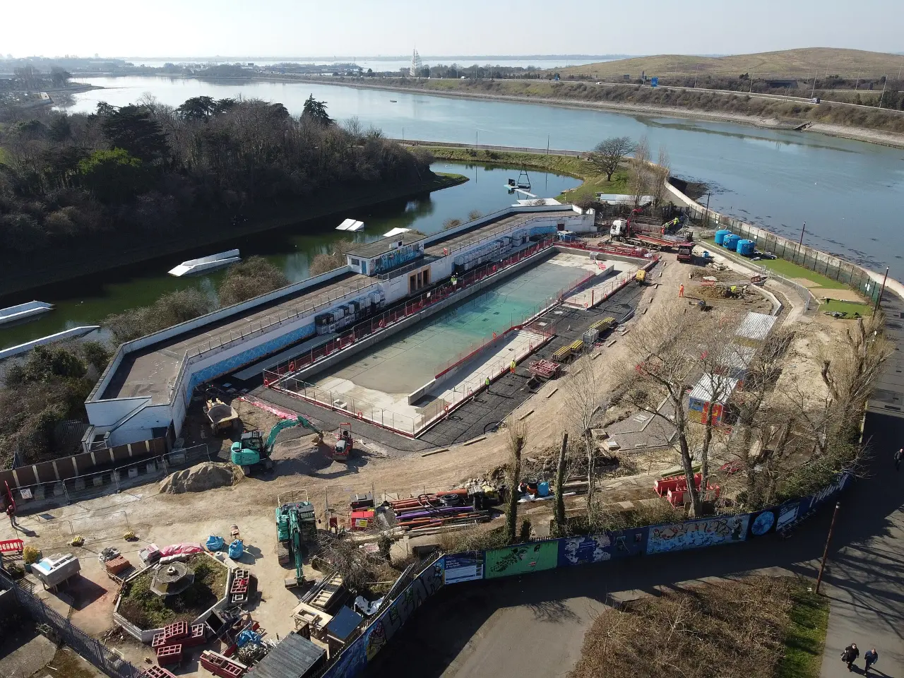 Hilsea Lido, view 1