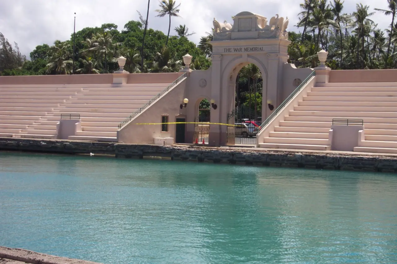 Waikiki Natatorium War Memorial, view 1